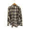 ホワイトランド WHITELAND ダメージ L/S チェックシャツ メンズ F