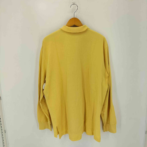 ポロバイラルフローレン Polo by RALPH LAUREN ワンポイント刺繍鹿の子L/S ポロシャツ メンズ XL