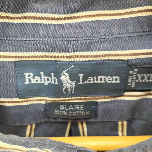 ラルフローレン RALPH LAUREN BLAIRE エンブレム刺繍ボタンダウンL/S シャツ メンズ XXL