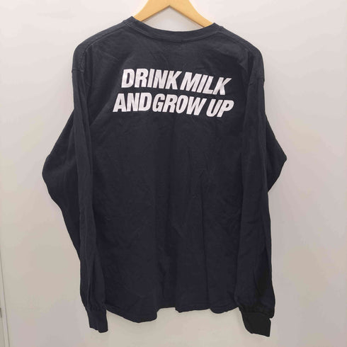 ミルクボーイ MILKBOY DRINK.666 L.S. TEE メンズ JPN:L