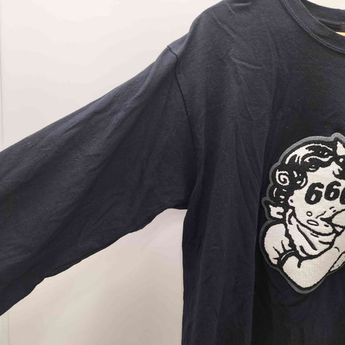 ミルクボーイ MILKBOY DRINK.666 L.S. TEE メンズ JPN:L