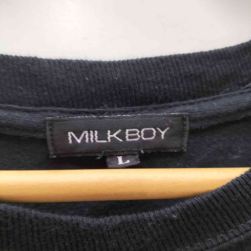 ミルクボーイ MILKBOY DRINK.666 L.S. TEE メンズ JPN:L