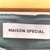 メゾンスペシャル MAISON SPECIAL バイカラーステッチカーブパンツ レディース 38