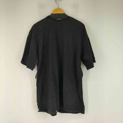 ダメージ加工フロントプリント S/S Tシャツ メンズ