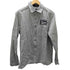 サブサエティ Subciety 日本製 ロゴワッペン ヒッコリーストライプ L/S シャツ メンズ JPN:L