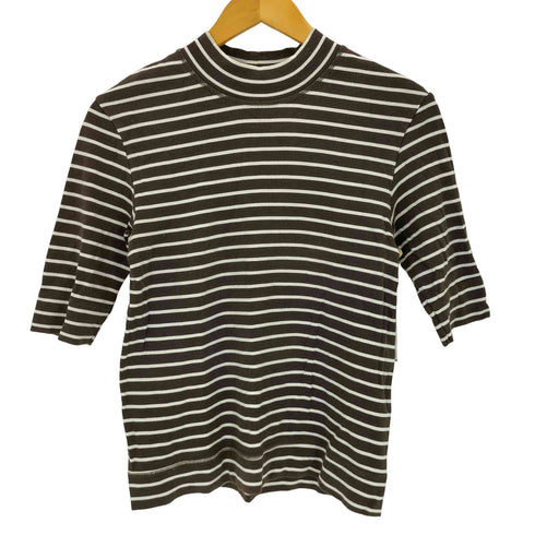 ザシンゾーン THE Shinzone ボーダーモックネックTシャツ レディース