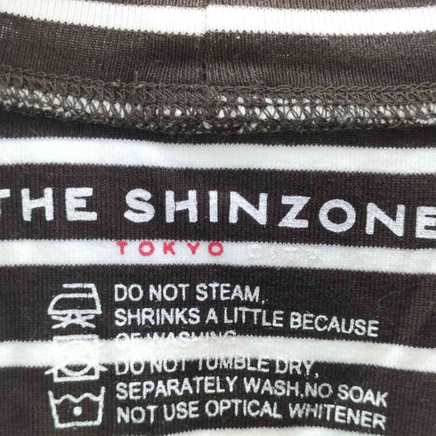 ザシンゾーン THE Shinzone ボーダーモックネックTシャツ レディース