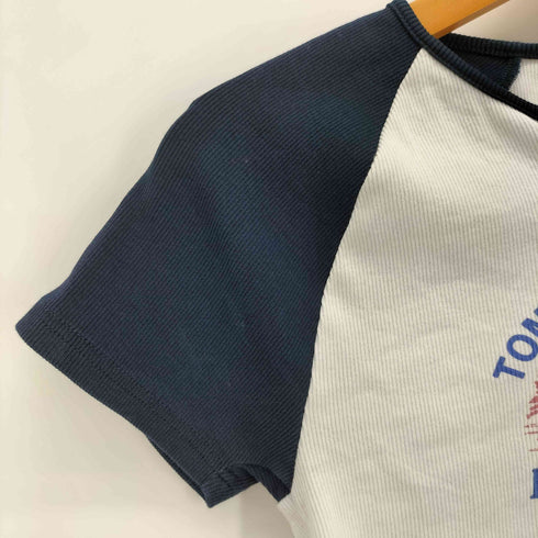 トミーヒルフィガー TOMMY HILFIGER 24AW スリムヴィンテージプレッピーTシャツ レディース import:S