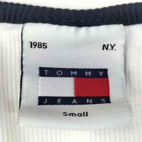 トミーヒルフィガー TOMMY HILFIGER 24AW スリムヴィンテージプレッピーTシャツ レディース import:S