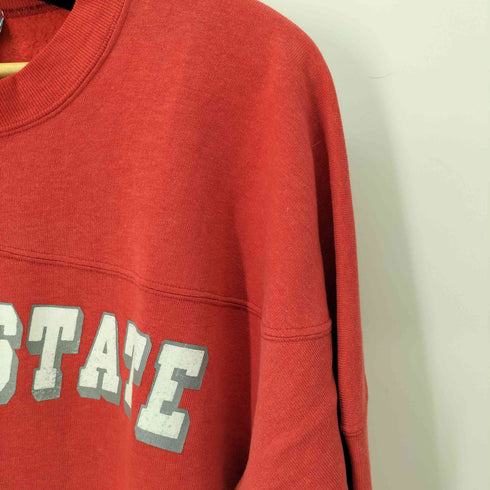 チャンピオン Champion 80s 青刺繍タグ前期 USA製 DHIO STATE ラバープリント スウェット メンズ JPN:L