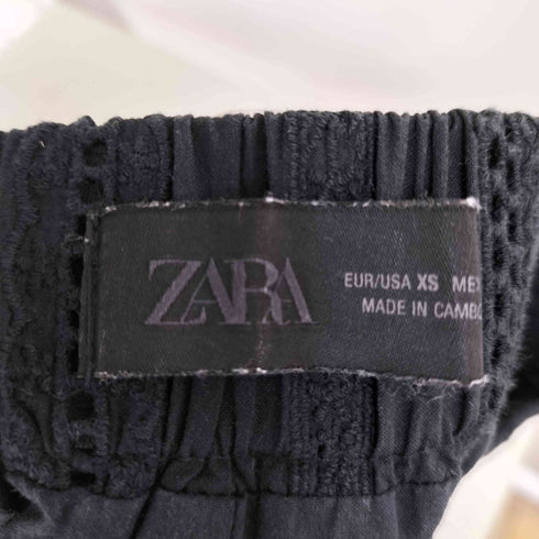 ザラ ZARA カットワーク刺繍ミディスカート レディース JPN:XS