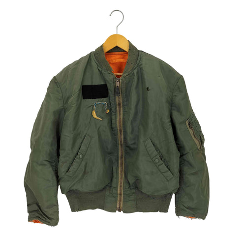 67年製造 SATELLITE OUTERWEAR CORP製 USAF リバーシブルMA-1フライトジャケット メンズ L