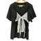 エムエムシックスメゾンマルジェラ MM6 Maison Margiela シャツレースデザイン Tシャツ レディース S