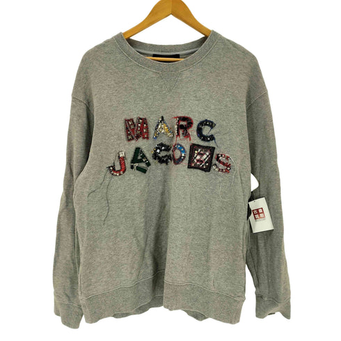 マークジェイコブス MARC JACOBS ビジューロゴ スウェット レディース L