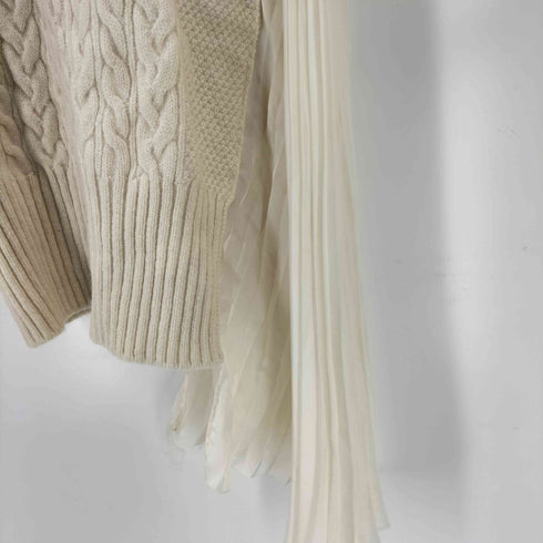 サカイ Sacai ブラウスドッキング ケーブルニット レディース