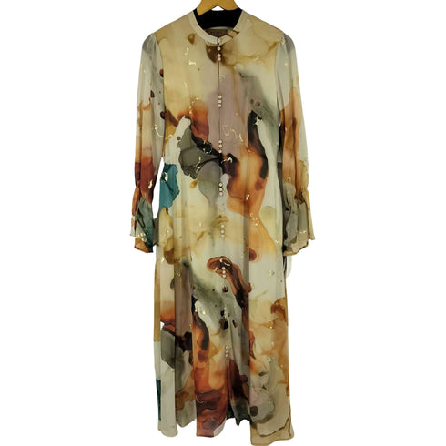 アメリ AMERI UNDRESSED AMELIA INK ART DRESS レディース import:M