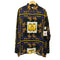 アベイシングエイプ A BATHING APE 総柄 レーヨン ロングスリーブシャツ メンズ JPN:L