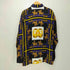 アベイシングエイプ A BATHING APE 総柄 レーヨン ロングスリーブシャツ メンズ JPN:L