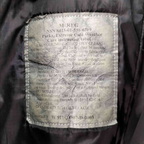 ユーエスアーミー U.S. ARMY 2007会計 後染め IDAELジップ WILD THINGS社製 US”ECWCS GEN3 LEVEL7 JACKET メンズ JPN:M
