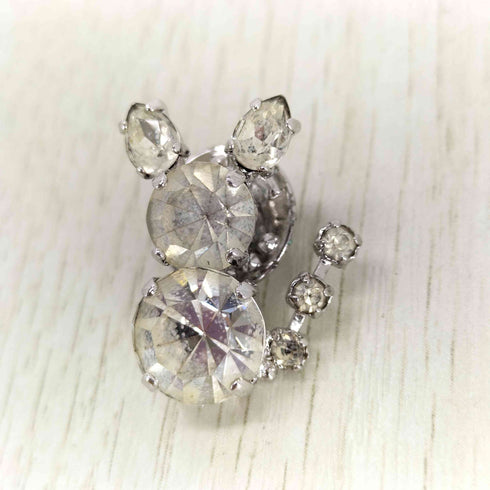 クリスチャンディオール Christian Dior ストーンピンバッジ メンズ