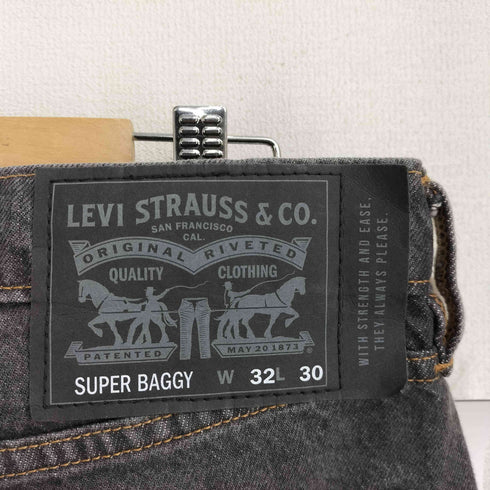 リーバイス Levis SKATE SUPER BAGGY ブラックデニムパンツ メンズ W32 L30