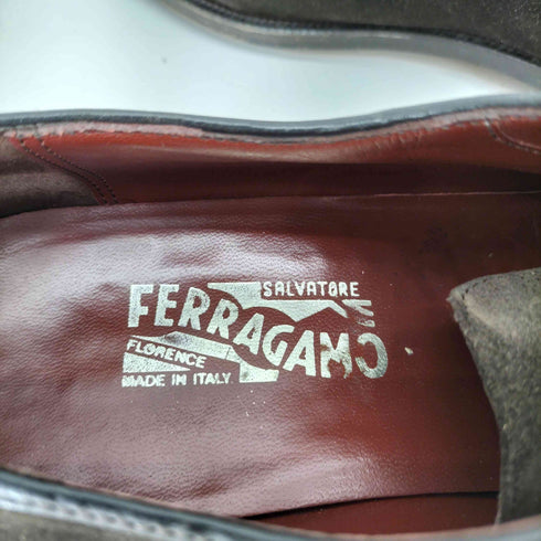 サルヴァトーレフェラガモ Salvatore Ferragamo プレーントゥースエードシューズ メンズ 11 2E