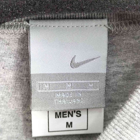 ナイキ NIKE 00S スウォッシュロゴ刺繍 クルーネック Tシャツ メンズ import:M