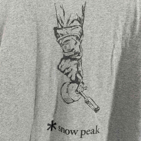 スノーピーク Snow Peak 22SS Fire Making Tool Tシャツ メンズ JPN:L