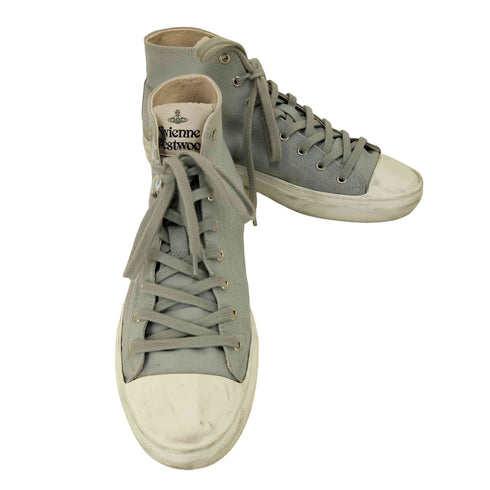 ヴィヴィアンウエストウッド Vivienne Westwood orbプリント ハイカットスニーカー メンズ