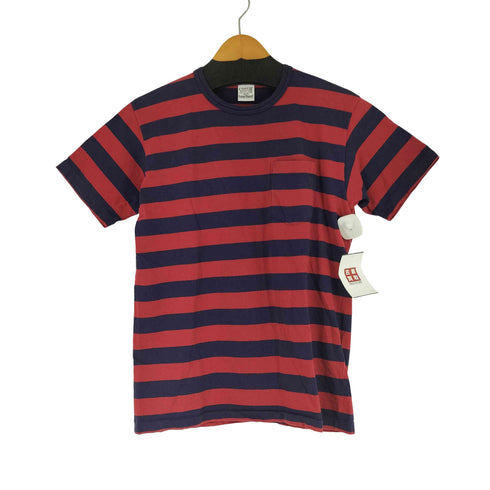 クーティー COOTIE 胸ポケット付き ボーダー S/S Tシャツ メンズ import:M