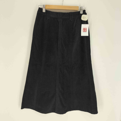 エディーバウアー Eddie Bauer コインポケット ジップアップ コーデュロイ フレア スカート レディース 8