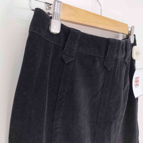 エディーバウアー Eddie Bauer コインポケット ジップアップ コーデュロイ フレア スカート レディース 8