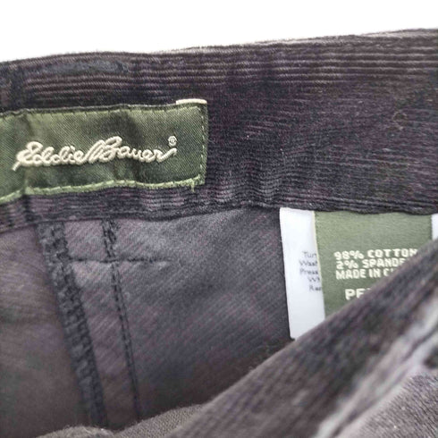 エディーバウアー Eddie Bauer コインポケット ジップアップ コーデュロイ フレア スカート レディース 8