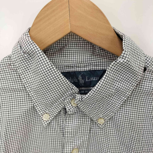 ラルフローレン RALPH LAUREN SLIM FIT チェック柄 ボタンダウンシャツ メンズ