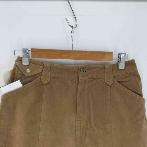 エディーバウアー Eddie Bauer コインポケット ジップアップ コーデュロイ フレア スカート レディース 8