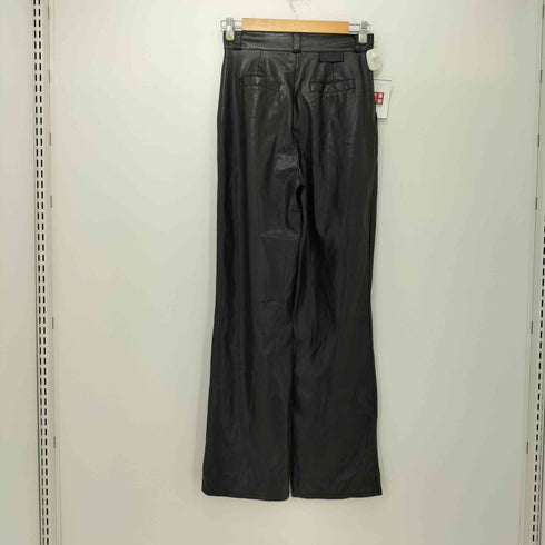 マザー mother フェイクレザー ストレートパンツ レディース