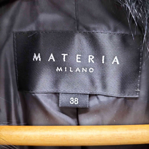 マテリア MATERIA ファーダウンコート レディース 38