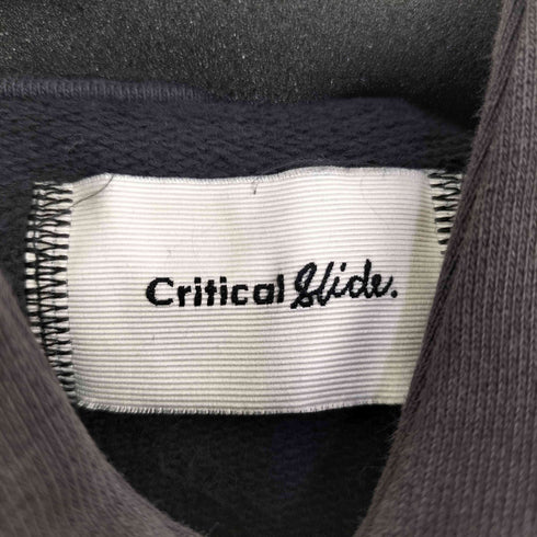 クリティカルスライド critical slide ロゴ刺繍パーカー メンズ JPN:L