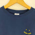 ピーエスポールスミス PS Paul Smith ロゴ スマイル 刺繍 S/S Tシャツ レディース import:M