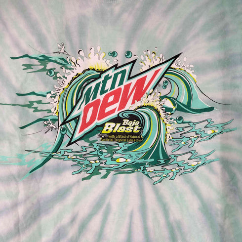 タイダイ柄 企業ロゴプリント Tシャツ メンズ import:M