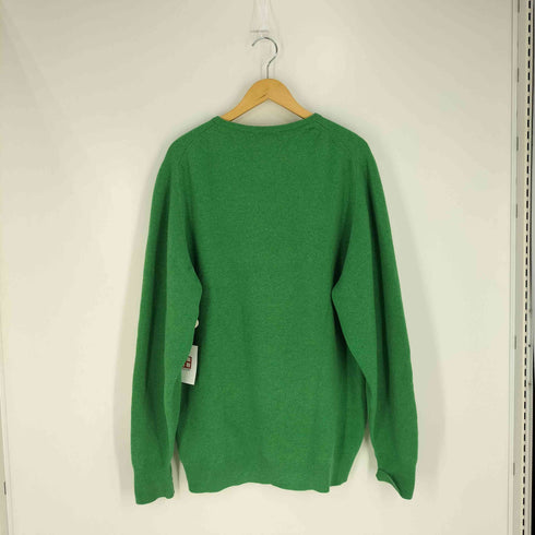 WILLIAM LOCKIE スコットランド製 LAMBS WOOL ウール クルーネック ニット メンズ XXXL