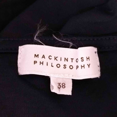 マッキントッシュフィロソフィー MACKINTOSH PHILOSOPHY ノースリーブ リボン ブラウス レディース FR:38