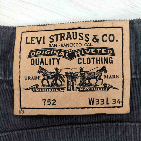 リーバイス Levis 752 コーデュロイ ストレートパンツ メンズ W32 L34