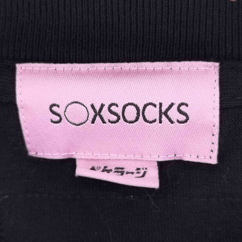 s〇xsocks フロントプリントTシャツ メンズ JPN:XL