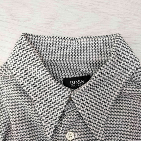 ボスヒューゴボス BOSS HUGO BOSS ポルトガル製 総柄 L/S シャツ メンズ 43