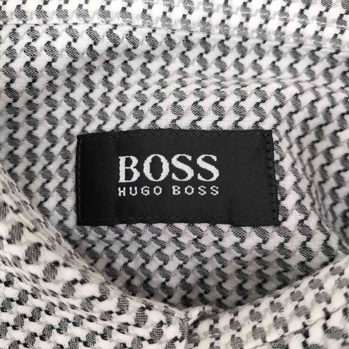 ボスヒューゴボス BOSS HUGO BOSS ポルトガル製 総柄 L/S シャツ メンズ 43