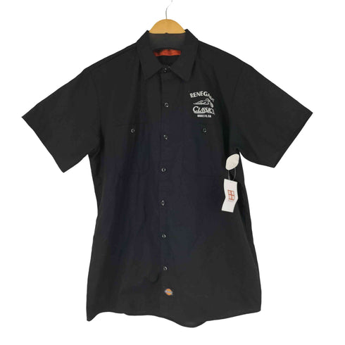 ディッキーズ Dickies バックプリント ワークシャツ メンズ import:L