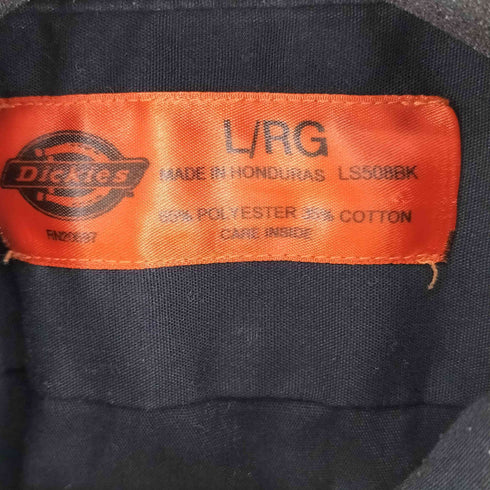 ディッキーズ Dickies バックプリント ワークシャツ メンズ import:L