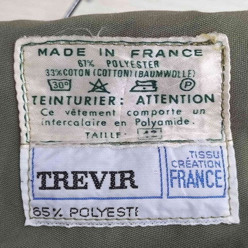 TREVIR 60-70s フランス製 ECLAIRジップ ハンティングベスト メンズ