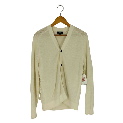 セオリー theory LS CRD L PACIFIC LINEN コットン ポリ 混 リネン カーディガン メンズ JPN:XS